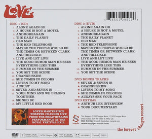Love With Arthur Lee : The Forever Changes Concert (CD, RE, Dig + DVD-V, NTSC, Dol)