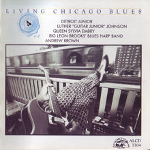 Load image into Gallery viewer, Detroit Junior / Luther &quot;Guitar Junior&quot; Johnson / Queen Sylvia Embry, Big Leon Brooks&#39; Blues Harp Band, Andrew Brown : Living Chicago Blues - Volume Number 4 (CD, Comp)
