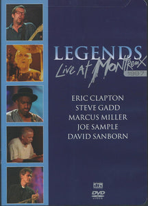 Eric Clapton, Steve Gadd, Marcus Miller, Joe Sample, David Sanborn : Legends Live At Montreux 1997 (DVD-V, NTSC)