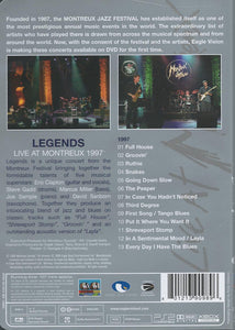 Eric Clapton, Steve Gadd, Marcus Miller, Joe Sample, David Sanborn : Legends Live At Montreux 1997 (DVD-V, NTSC)