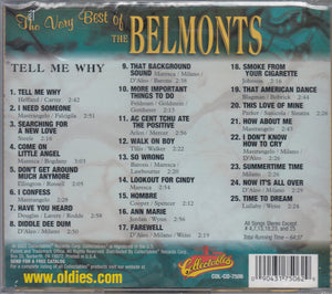 The Belmonts : Tell Me Why: The Very Best Of The Belmonts (CD, Comp)