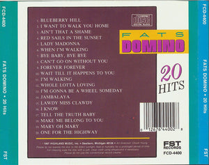 Fats Domino : 20 Hits (CD, Comp, RE)