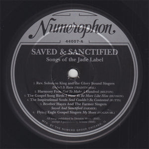 Various : Saved & Sanctified - Songs Of The Jade Label  (LP, Comp)