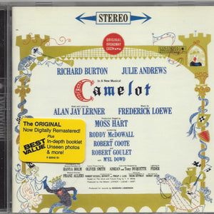 Alan Jay Lerner*, Frederick Loewe / Julie Andrews, Richard Burton (2) : Camelot (Original Broadway Cast Recording) (CD, Album, RE)