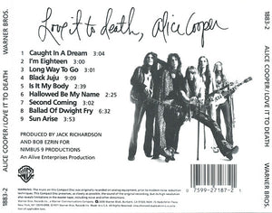 Alice Cooper : Love It To Death (CD, Album, RE, RM, WEA)