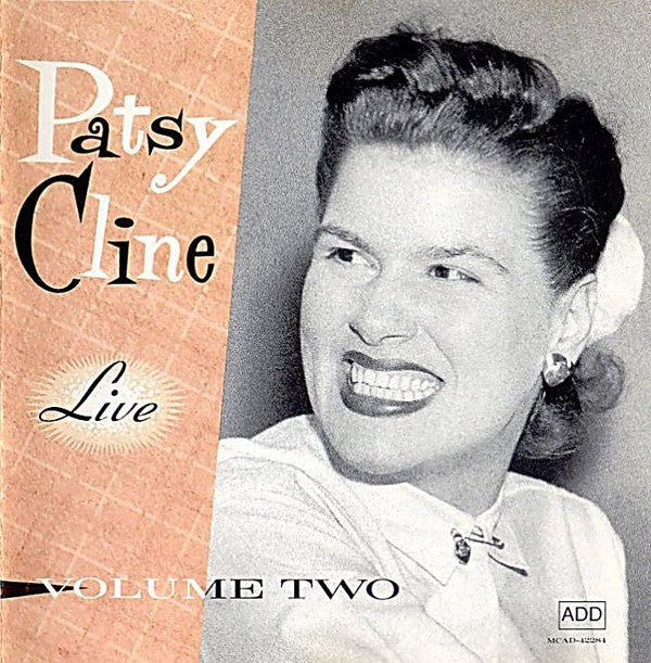 Patsy Cline : Live Volume Two (CD, Album, RM)