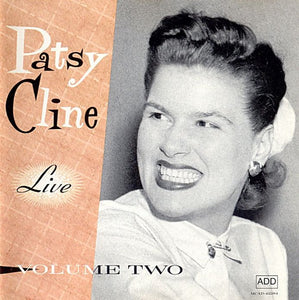 Patsy Cline : Live Volume Two (CD, Album, RM)