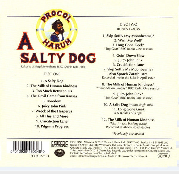 Buy Procol Harum : A Salty Dog (2xCD, Album, Mono, Dlx, RE, RM) Online ...