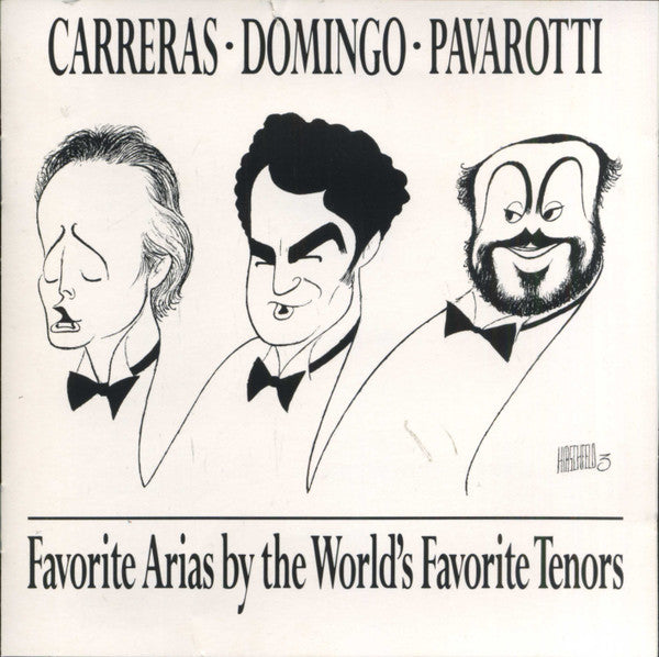Carreras*, Domingo*, Pavarotti* : Favorite Arias By The World's Favorite Tenors (CD, Album, Comp)