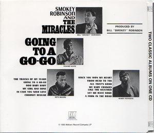 Smokey Robinson And The Miracles* : Going To A Go-Go / Away We A Go-Go (CD, Comp, RM)