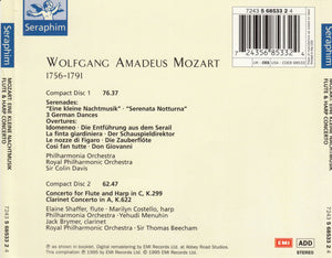 Mozart* : Eine Kleine Nachtmusik / Flute And Harp Concerto (2xCD)