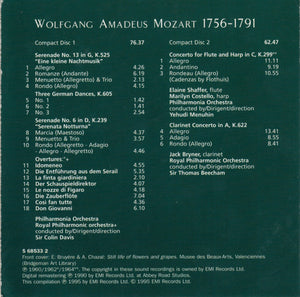 Mozart* : Eine Kleine Nachtmusik / Flute And Harp Concerto (2xCD)
