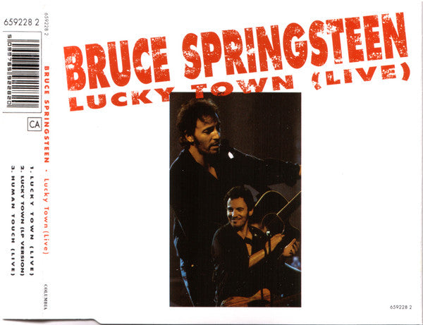 Bruce Springsteen : Lucky Town (Live) (CD, Maxi)