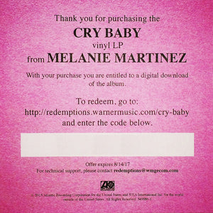 Melanie Martinez (2) : Cry Baby (LP, Album)