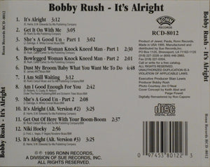 Bobby Rush : It's Alright (CD, Album)