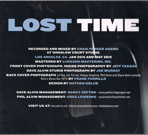 Dave Alvin And Phil Alvin : Lost Time (CD, Album)