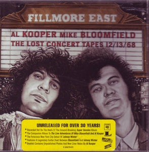 Al Kooper / Mike Bloomfield : Fillmore East: The Lost Concert Tapes 12/13/68 (CD, Album)