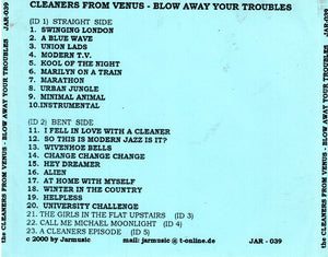 Cleaners From Venus : Blow Away Your Troubles (CDr, Album, RE)