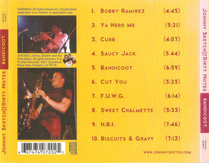 Johnny Sketch And The Dirty Notes : Bandicoot (CD, Album)