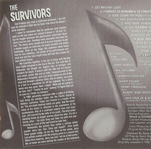 Johnny Cash, Jerry Lee Lewis, Carl Perkins : The Survivors (CD, Album)