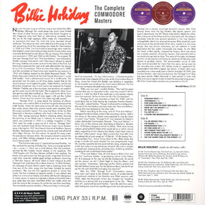 Billie Holiday : The Complete Commodore Masters (LP, Comp)