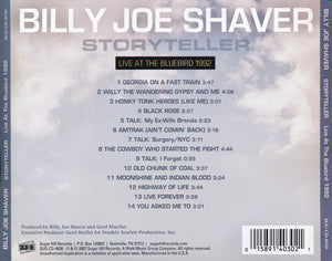 Billy Joe Shaver : Storyteller:  Live At The Bluebird 1992 (CD, Album)