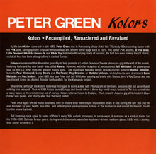 Load image into Gallery viewer, Peter Green (2) : Kolors (CD, Album, RE, RM)
