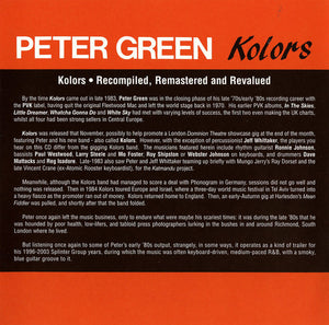 Peter Green (2) : Kolors (CD, Album, RE, RM)