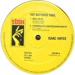 Isaac Hayes : Hot Buttered Soul (LP, Album, RE)