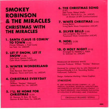 Load image into Gallery viewer, Smokey Robinson &amp; The Miracles* : Christmas With The Miracles (CD, Album, RE)
