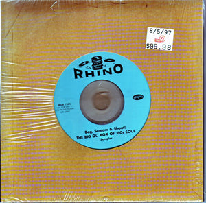 Buy Various : Beg, Scream & Shout: The Big Ol' Box Of '60s Soul