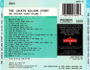 Jackie Wilson : The Chicago Years - Volume 1 (CD, Comp)