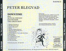 Load image into Gallery viewer, Peter Blegvad : Downtime (CD, Album)

