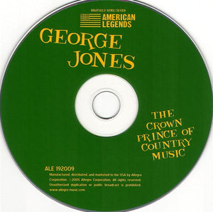 George Jones (2) : The Crown Prince Of Country Music (CD, Comp, RM)