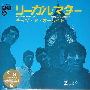 ザ・フー* = The Who : リーガル・マター/キッズ・ア・オールライト = A Legal Matter / The Kids Are Alright (CD, Single, Mono, Ltd, RE, 7" )