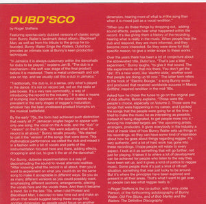 Bunny Wailer : Dubd'sco - Volumes 1 & 2 (CD, Comp, RE)