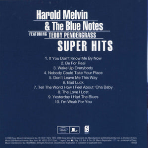 Harold Melvin And The Blue Notes : Super Hits (CD, Comp)