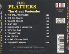 Load image into Gallery viewer, The Platters : The Great Pretender (CD, Comp, RE)
