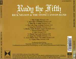 Rick Nelson & The Stone Canyon Band : Rudy The Fifth (CD, RE)