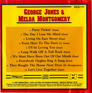 George Jones & Melba Montgomery : George Jones & Melba Montgomery (CD, Album, RE)