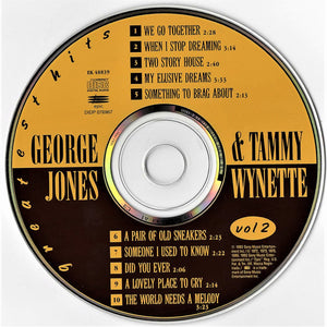 George Jones & Tammy Wynette : Greatest Hits Vol 2  (CD, Comp)