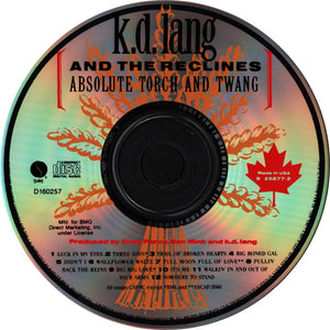 k.d. lang And The Reclines : Absolute Torch And Twang (CD, Album, Club)