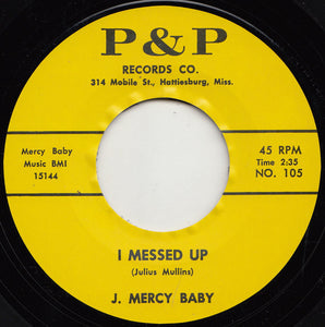 J. Mercy Baby : I Tried It / I Messed Up (7", Single, RE, Unofficial)