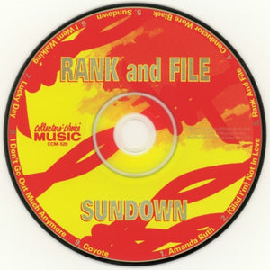 Rank And File* : Sundown (CD, Album, RE)