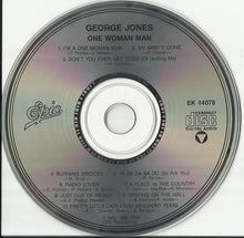 Load image into Gallery viewer, George Jones (2) : One Woman Man (CD, Album)
