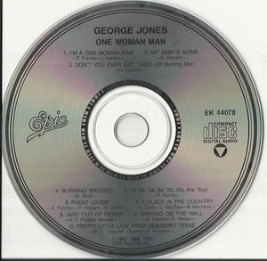 George Jones (2) : One Woman Man (CD, Album)