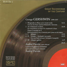 Load image into Gallery viewer, Gershwin*, André Previn - London Symphony Orchestra* : Rhapsody In Blue / Concerto In F / An American In Paris (CD, RM)
