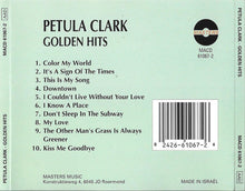 Load image into Gallery viewer, Petula Clark : Golden Hits (CD, Comp)
