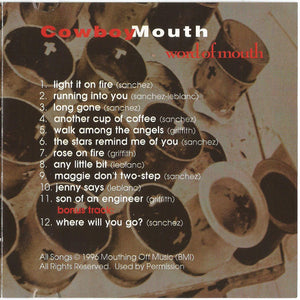 Cowboy Mouth : Word Of Mouth (CD, Album)