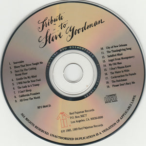 Various : Tribute To Steve Goodman (CD, Album, RM)